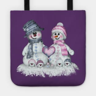 Schneefamilie Tote