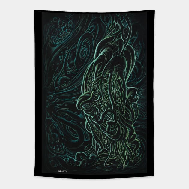 Tangled Tentacles Tapestry by MikeDubisch