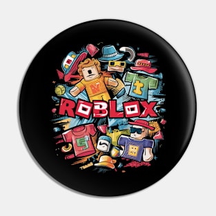 Roblox Kids Vibrant Pin