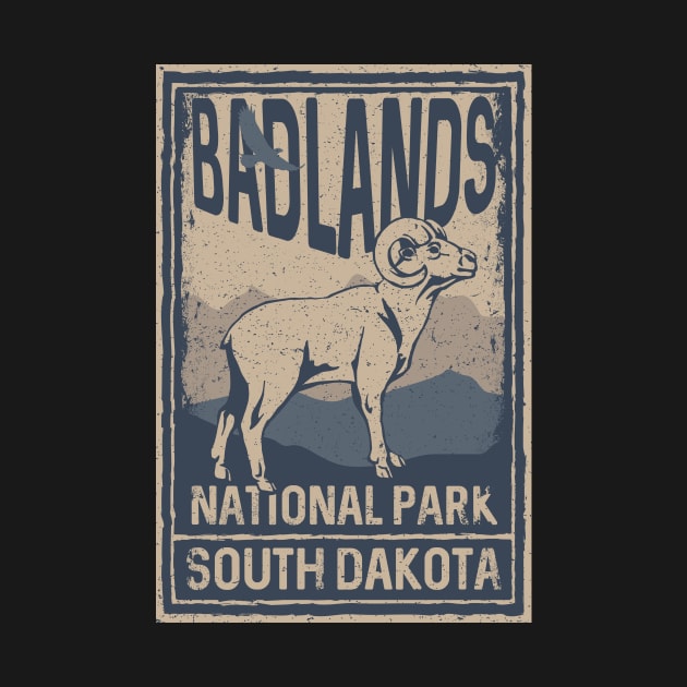 Badlands National Park Bighorn Ram by SouthDakotaGifts