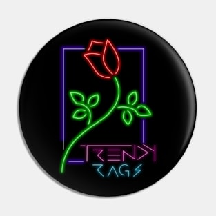 Neon Rose Pin