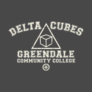 Greendale Delta Cubes Fraternity (light print) T-Shirt