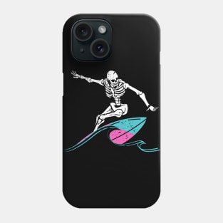 Surf Skeleton Phone Case