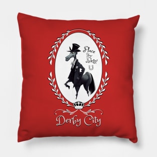 Derby City Collection: Place Your Bets 3 (Red) Pillow