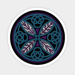 Book of Durrow Celtic Cross Magnet