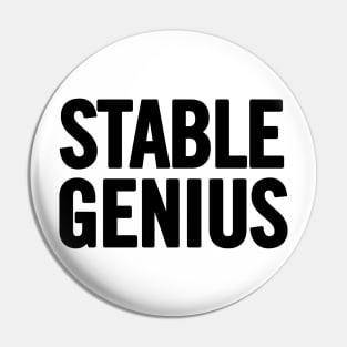 Stable Genius Pin