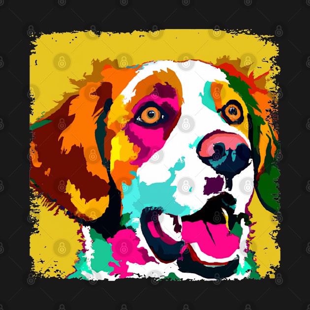 Brittany Pop Art - Dog Lover Gifts by PawPopArt