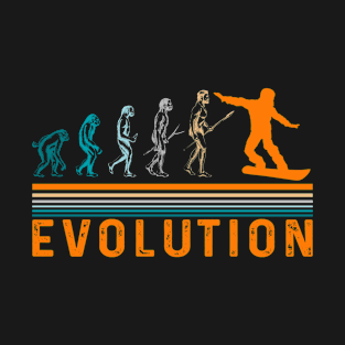 Evolution Ski Mountains Family Vacation Trip for Adventure T-Shirt