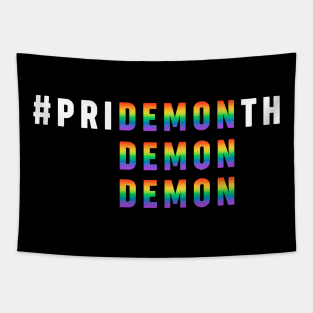 Pride Month PriDEMONth LGBT Support Tapestry