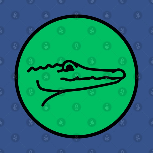 Green crocodile by MarketDino