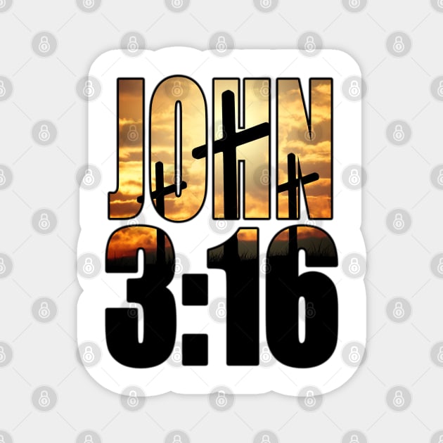 John 3:16 Christian Salvation Gift Magnet by Douglas's Store 3