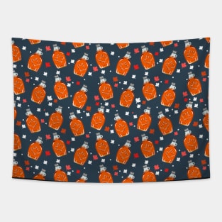 Canadian Maple Syrup Pattern, Dark Grey Tapestry