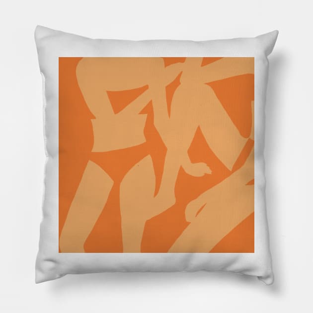Girl on the beach Pillow by Sopicon98