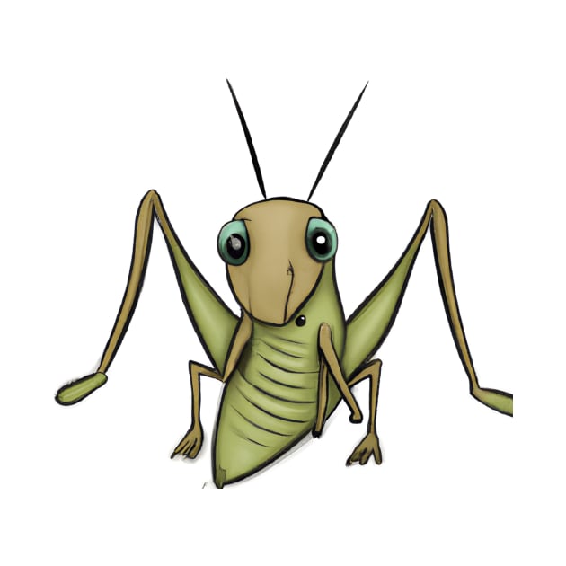 Cute Cricket Drawing by Play Zoo
