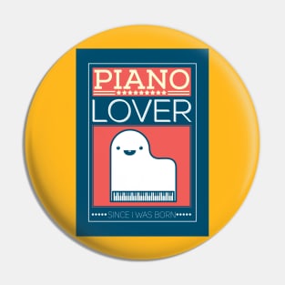 Piano Lover Pin