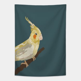 cockatiel illustration Tapestry