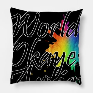 World's Okayest Artist Pillow