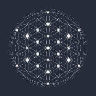 Flower of Life Star dust T-Shirt