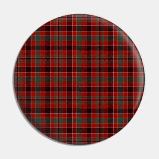 Scotland Tartan Crimson Red Pin