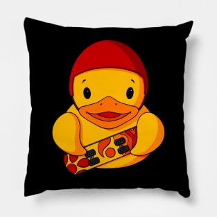 Skateboarding Rubber Duck Pillow