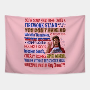 Joe Dirt Firework Fourth of July Tapestry