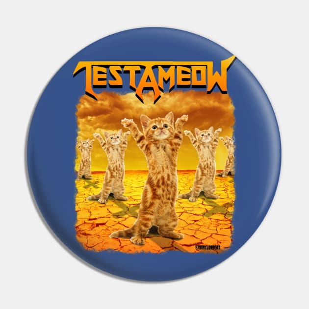 Testameow Pin by darklordpug