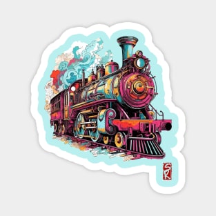 Old train Magnet