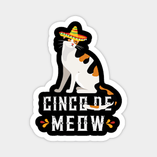 cinco de meow Magnet