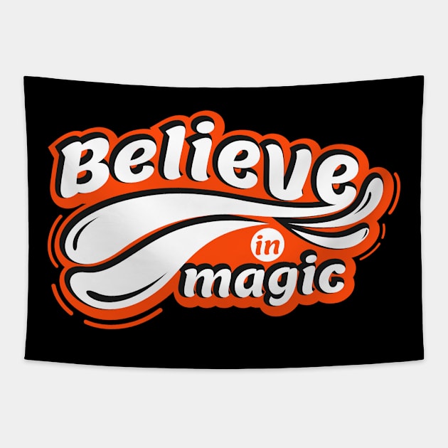 Believe In Magic Tapestry by Hashed Art