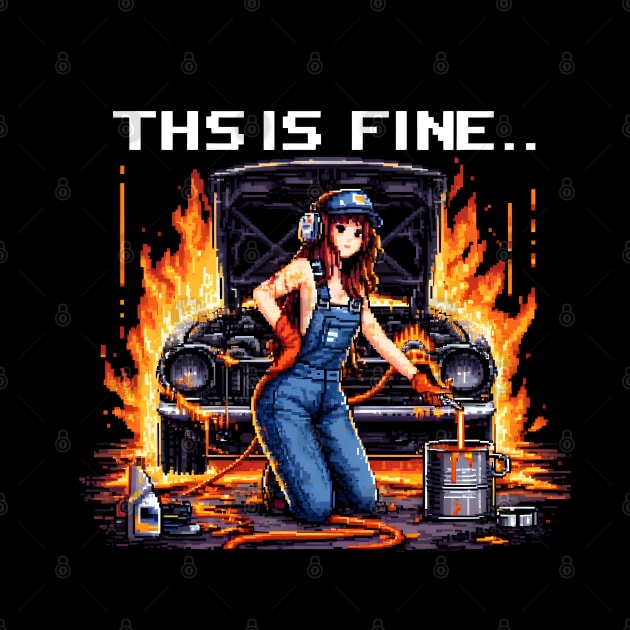 mechanic gifts - woman mechanic gifts by vaporgraphic