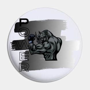 Rhino Gym Pin