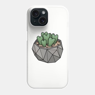 Heart Plant/Butt Plant - Conophytum Bilobum Succulent Phone Case