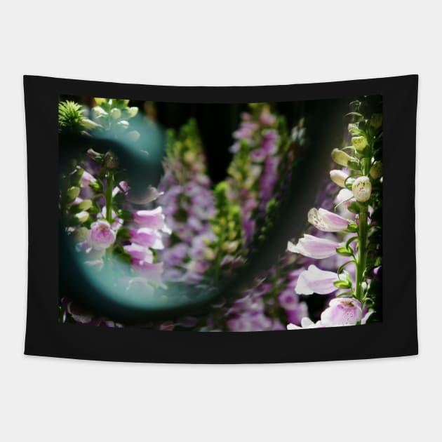 Peekaboo Foxglove Tapestry by 1Redbublppasswo