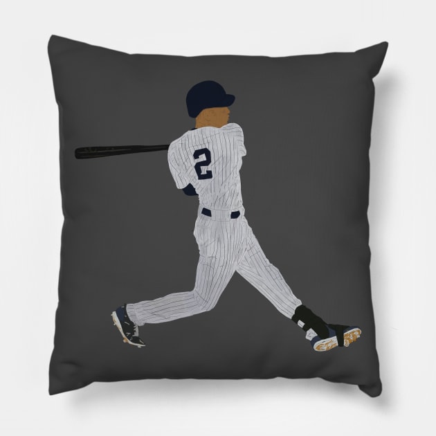 Derek jeter Pillow by Ferrajito