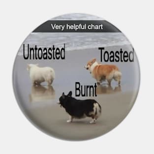 Toast Dogs Pin