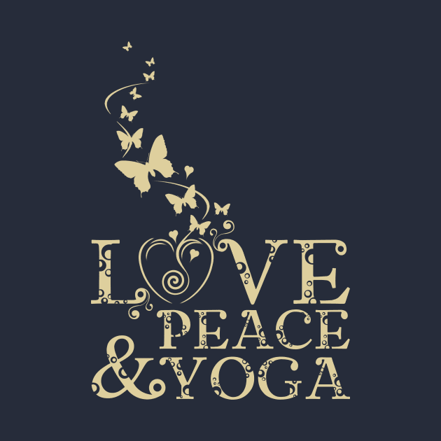 Love, Peace and Yoga by Artizan