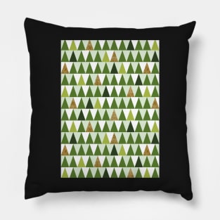 Geometric Forest Pillow