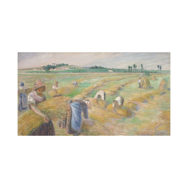 The Harvest by Camille Pissarro by Classic Art Stall