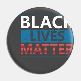 Black Lives Matter USA Flag Pin