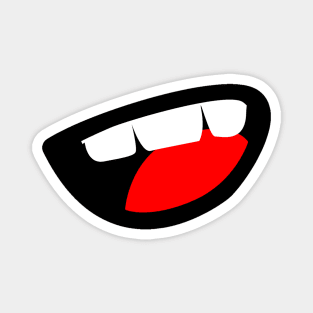 Funny tongue - Mouth - Face Design Magnet