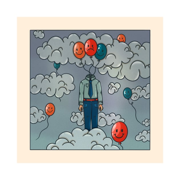 Balloon Man by addelinreplogle