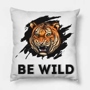 Be Wild Tiger Pillow