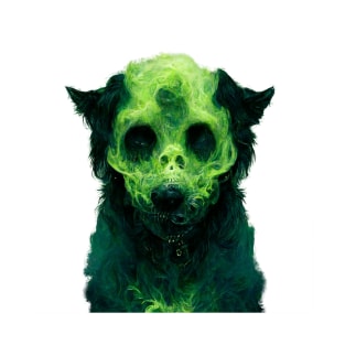 Scary Hound Made with Green Poisonous Gas T-Shirt