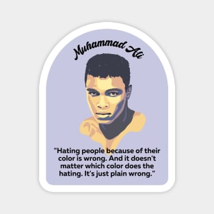 Muhammad Ali Portrait and Quote Magnet