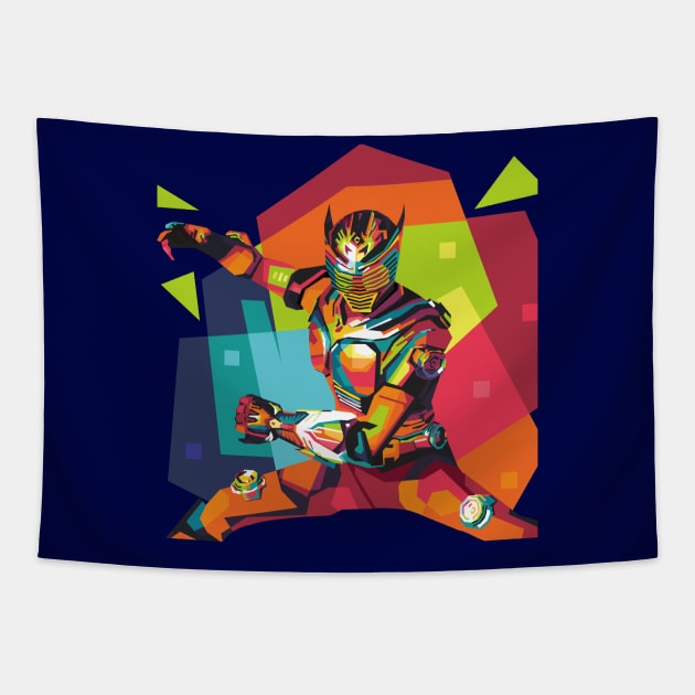 Kamen Rider Ryuki Tapestry by desilutfiaa