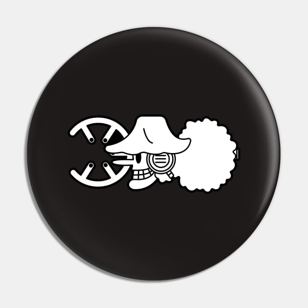 Usopp Jolly Roger 2 Pin by onepiecechibiproject