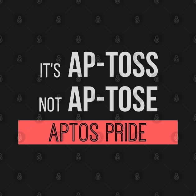 Funny Aptos Pride Bay Area California Design by Hopscotch Shop Gifts