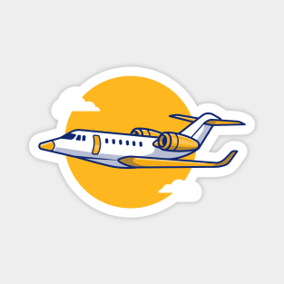 Passenger Plane Magnet