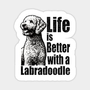 Life is Better with a Labradoodle Magnet