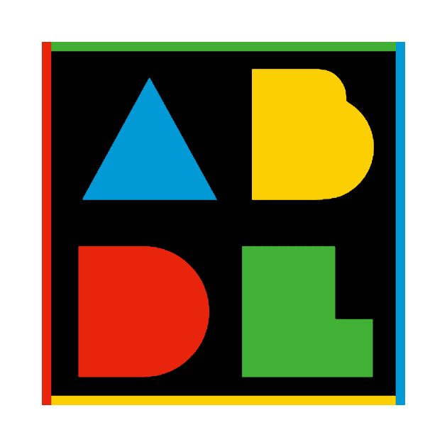 ABDL Logo Color Block - Black by DiaperedFancy